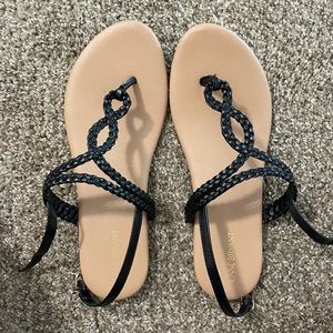 Lane Bryant Braided Sandals